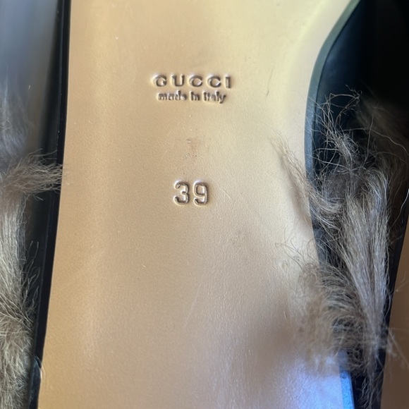 Gucci PRINCETOWN Fur Mule Size 39 US 8.5-9 - Picture 11 of 14